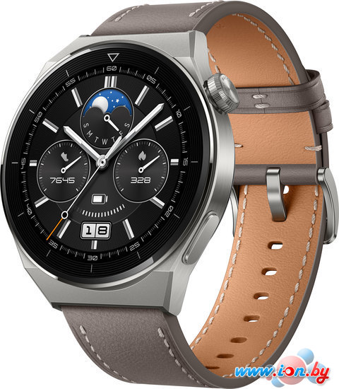 Умные часы Huawei Watch GT 3 Pro Titanium 46 мм (серый) в Гомеле