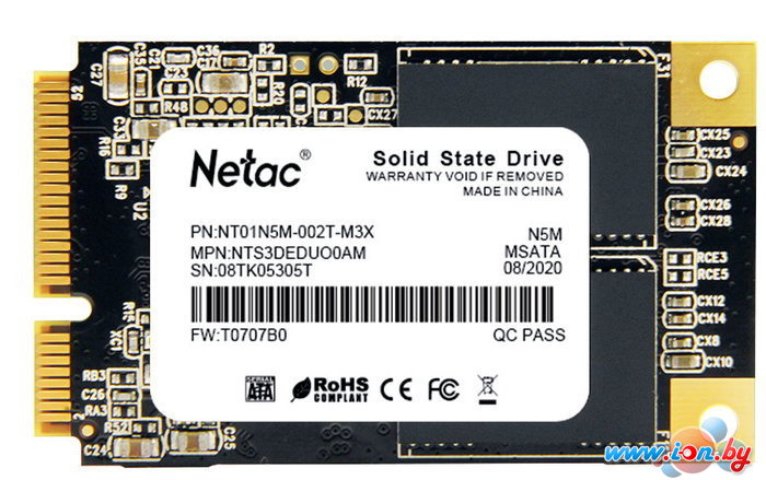 SSD Netac Внутренний SSD mSATA 2TB Netac N5M в Могилёве