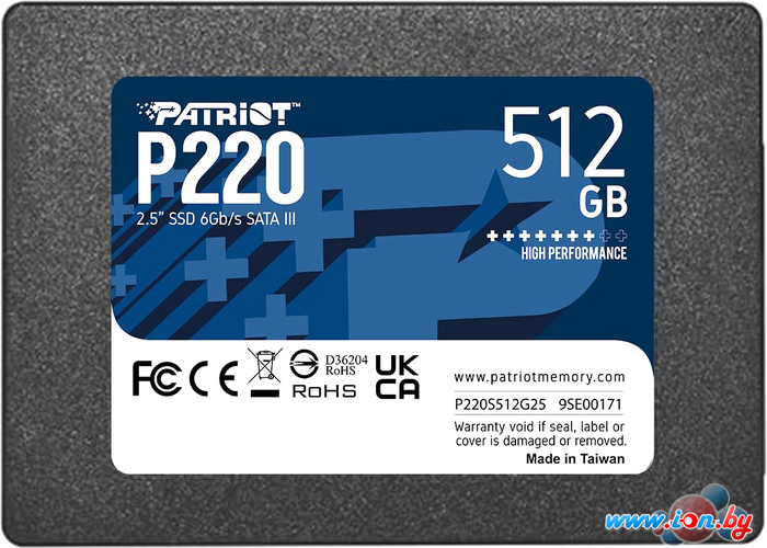 SSD Patriot P220 512GB P220S512G25 в Гомеле