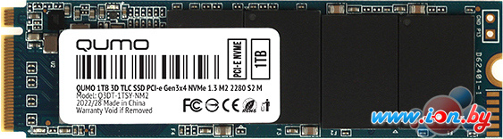 SSD QUMO Novation M2 NVMe 1TB Q3DT-1TSY-NM2 в Могилёве