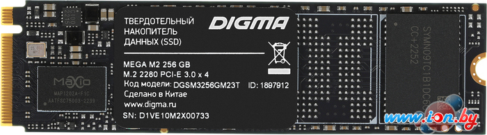 SSD Digma Mega M2 256GB DGSM3256GM23T в Могилёве