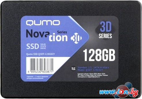 SSD QUMO Novation 3D TLC 128GB Q3DT-128GSCY в Могилёве