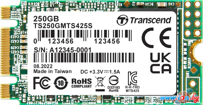 SSD Transcend 425S 250GB TS250GMTS425S в Минске