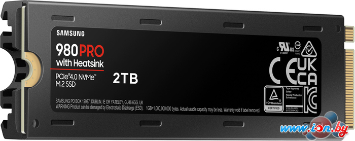 SSD Samsung 980 Pro с радиатором 2TB MZ-V8P2T0CW в Гомеле