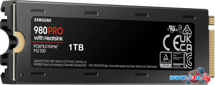 SSD Samsung 980 Pro с радиатором 1TB MZ-V8P1T0CW в Гомеле