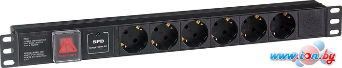 Блок розеток ExeGate ServerPro PDU-19H607 Al-6S-C14-SW-SPD1 в Гомеле