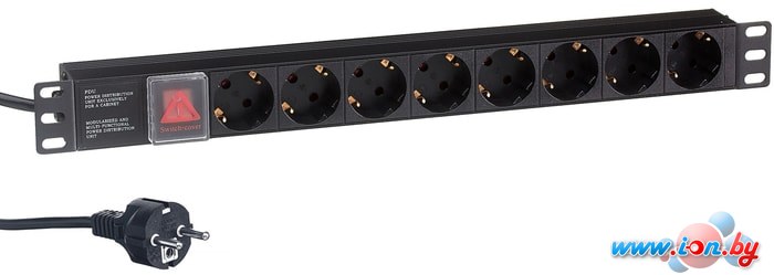 Блок розеток ExeGate ServerPro PDU-19H804 Al-8S-EU2.5CU-SW в Могилёве