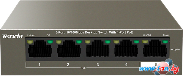 Неуправляемый коммутатор Tenda TEF1105P-4-38W в Гомеле
