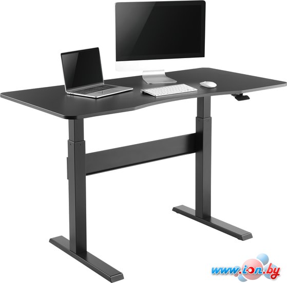 Стол для работы стоя ErgoSmart Air Desk L (черный) в Витебске