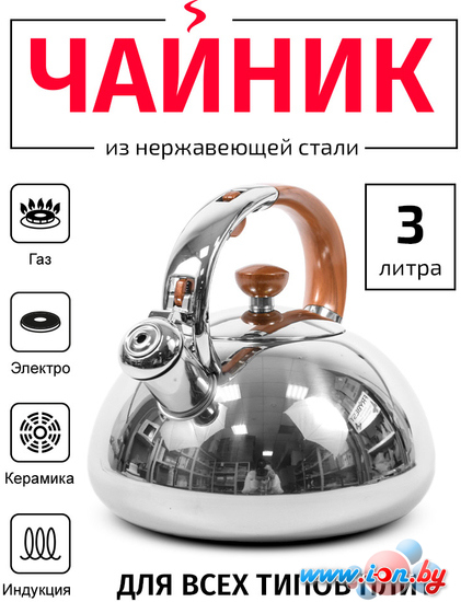 Чайник со свистком TimA WTK178WH в Гомеле