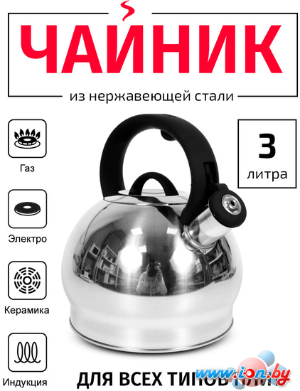 Чайник со свистком TimA WTK250 в Могилёве