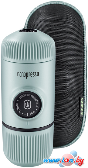 Ручная кофеварка WACACO Nanopresso Arctic Blue + Case в Могилёве