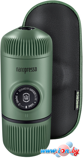 Ручная кофеварка WACACO Nanopresso Moss Green + Case в Гомеле