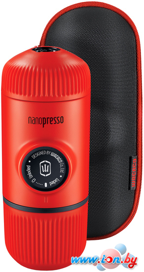 Ручная кофеварка WACACO Nanopresso Lava Red + Case в Могилёве