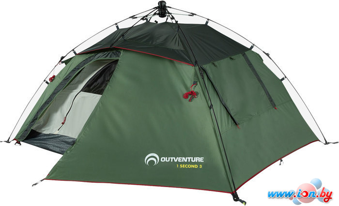 Треккинговая палатка Outventure 1 Second Tent 3 (зеленый) в Могилёве