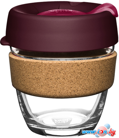 Многоразовый стакан KeepCup Brew Cork S Kangaroo Raw 227мл (бордовый) в Гродно