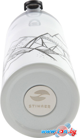 Термокружка Stinger HD-420-36 0.42л (белый с принтом) в Гродно