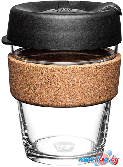 Многоразовый стакан KeepCup Brew Cork M Black 340мл (черный) в Бресте