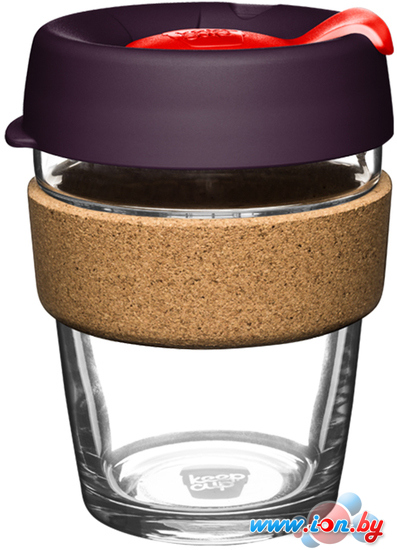 Многоразовый стакан KeepCup Brew Cork M Red Bells 340мл (бордовый) в Гродно