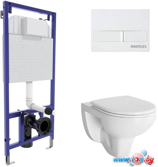 Унитаз Berges Wasserhaus Gamma + Novum525 + L1 042425 в Бресте