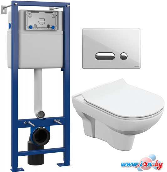 Унитаз Cersanit City New Clean On + S-IN-MZ-VECTOR + P-BU-INT/Whg/Gl в Могилёве