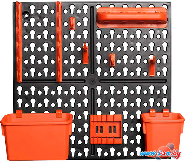 Стенд Blocker Boombox Expert с наполнением 652x100x326 мм (черный/оранжевый) в Могилёве