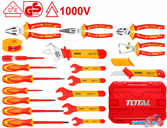 Универсальный набор инструментов Total THKITH1901 (19 предметов) в Бресте