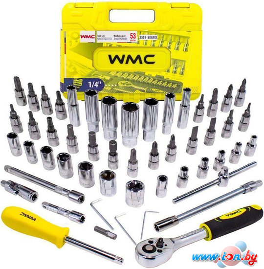 Универсальный набор инструментов WMC Tools WMC-2531-5 Euro (53 предмета) в Могилёве