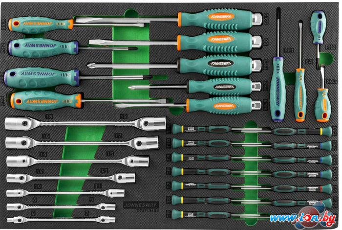 Набор отверток Jonnesway D737134SV (34 предмета) в Минске