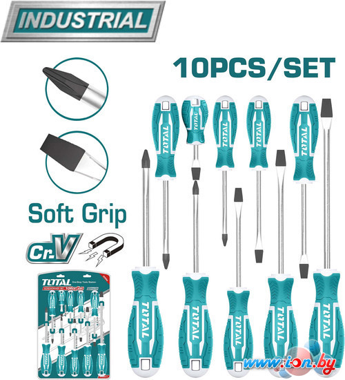 Набор отверток Total THT250610 (10 предметов) в Могилёве