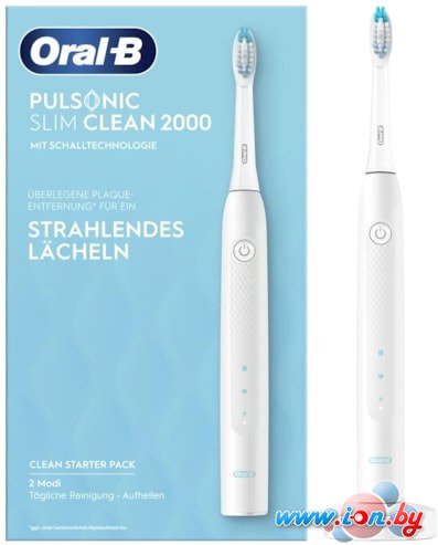 Электрическая зубная щетка Oral-B Pulsonic Slim Clean 2000 (белый) в Гомеле