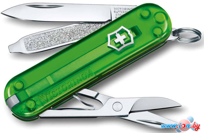 Мультитул Victorinox Classic SD Transparent (зеленый) в Могилёве