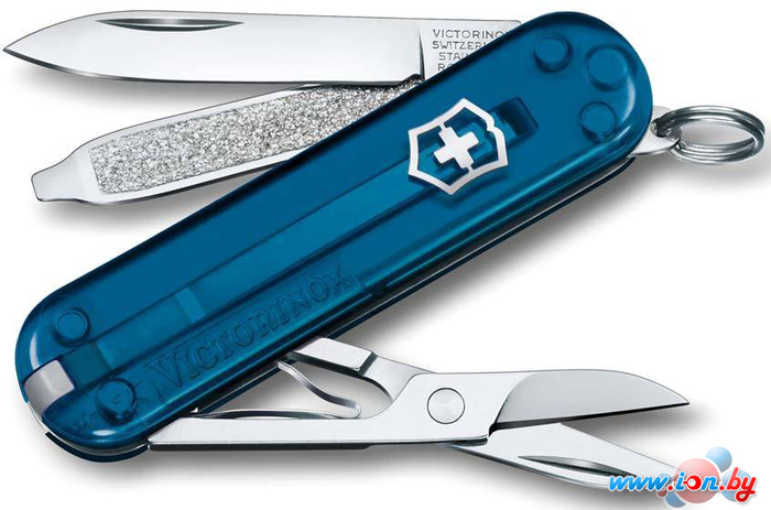 Мультитул Victorinox Classic SD Transparent (темно-синий) в Бресте