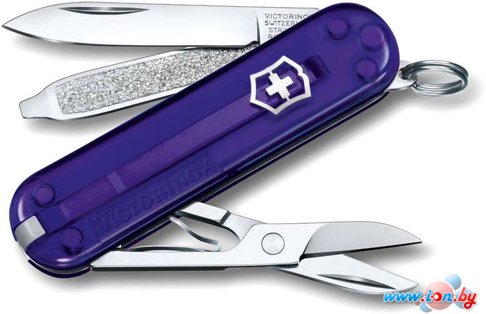 Нож-брелок Victorinox Classic Persian Indigo 0.6223.T29G (фиолетовый) в Минске