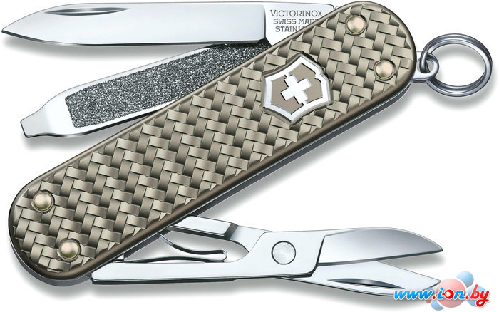 Нож-брелок Victorinox Classic Precious Alox 0.6221.4031G (серый) в Бресте