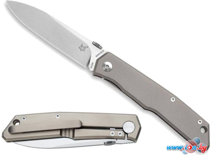 Складной нож Fox Knives Terzuola N690 (титан, серый) в Могилёве