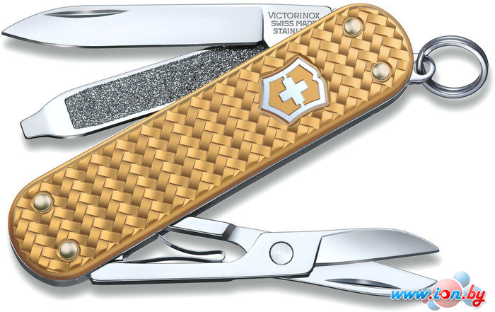 Нож-брелок Victorinox Classic Precious Alox 0.6221.408G (золотистый) в Минске