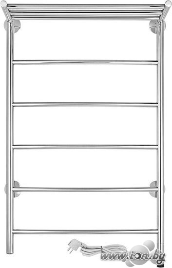 Полотенцесушитель ZorG Орион Лесенка с полкой 50x80, 70 вт (К-таймер, дуга, справа) в Могилёве