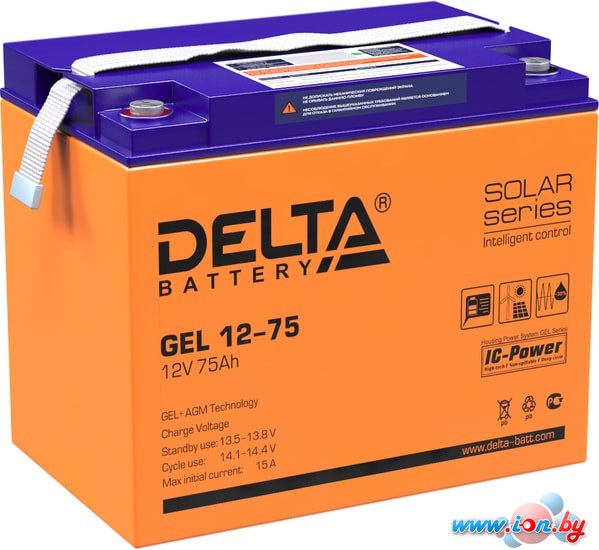 Аккумулятор для ИБП Delta GEL 12-75 (12В/75 А·ч) в Могилёве