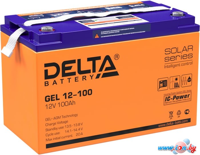 Аккумулятор для ИБП Delta GEL 12-100 (12В/100 А·ч) в Бресте