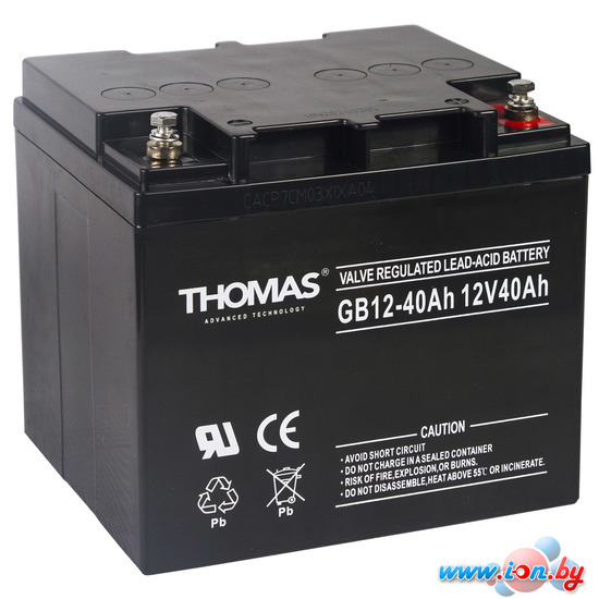 Аккумулятор для ИБП Thomas GB 12-40 Ah 12V40Ah в Минске