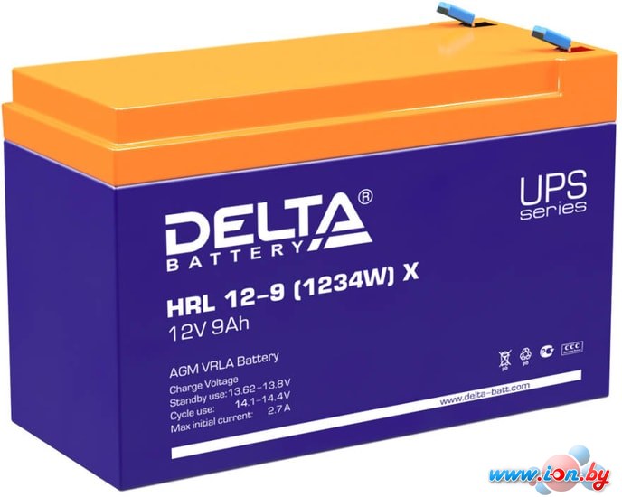 Аккумулятор для ИБП Delta HRL 12-9 (1234W) X (12В/9 А·ч) в Бресте