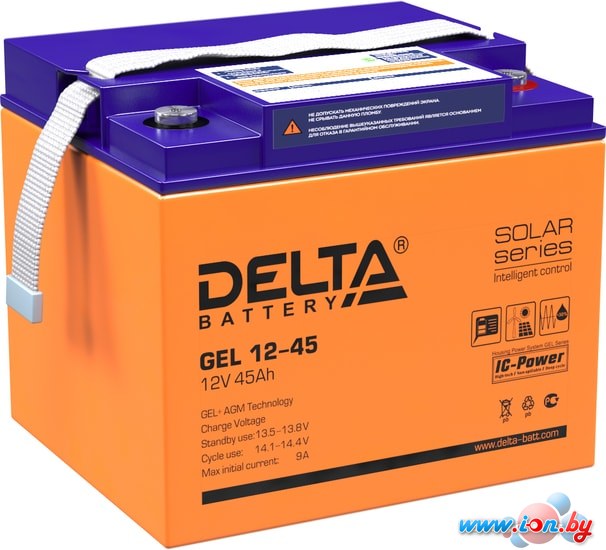 Аккумулятор для ИБП Delta GEL 12-45 (12В/45 А·ч) в Гомеле