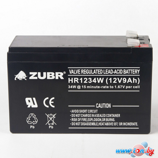 Аккумулятор для ИБП Zubr HR1234W 12V9Ah в Гомеле