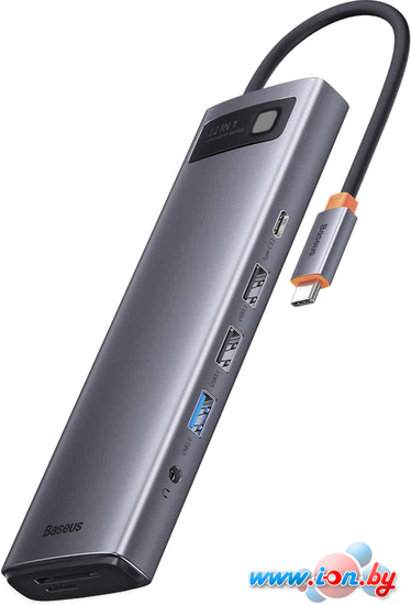 Док-станция Baseus Metal Gleam Series 12-in-1 Multifunctional Type-C Hub Docking Station WKWG020213 в Могилёве