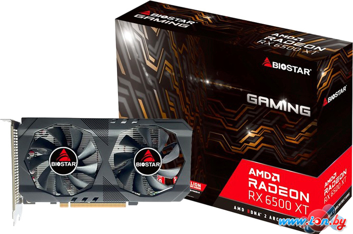 Видеокарта BIOSTAR Radeon RX 6500 XT 4GB GDDR6 VA65X6RA46 в Могилёве