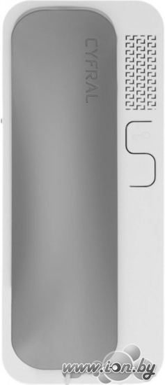 Абонентское аудиоустройство Cyfral Unifon Smart U (белый, с серой трубкой) в Могилёве