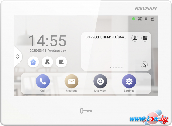 Монитор Hikvision DS-KH9310-WTE1 (белый) в Могилёве