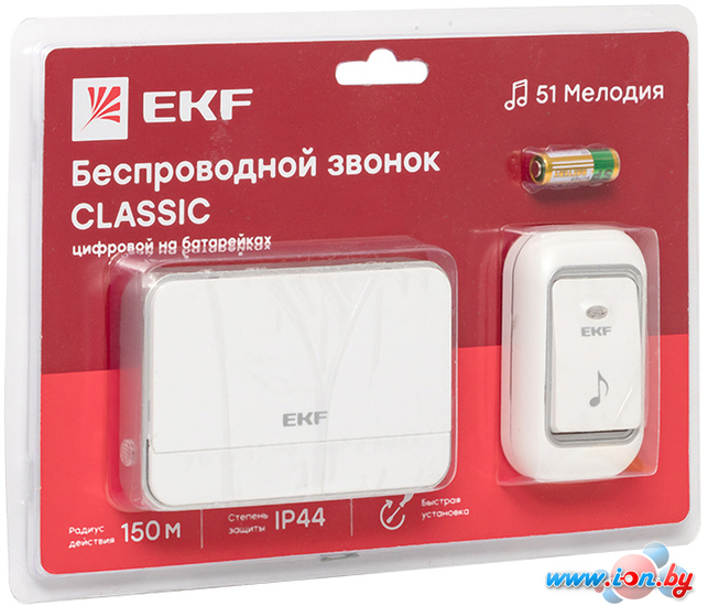 Беспроводной дверной звонок EKF Classic DBB-D-003 в Могилёве