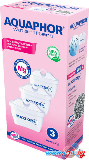 Комплект картриджей АКВАФОР Maxfor+ MG (3 шт) в Гомеле